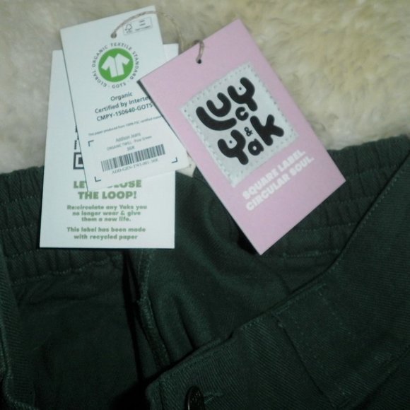 Lucy & Yak Pants & Jumpsuits Lucy Yak Pants Addison Jeans 36r Posy Green New With Tag Poshmark